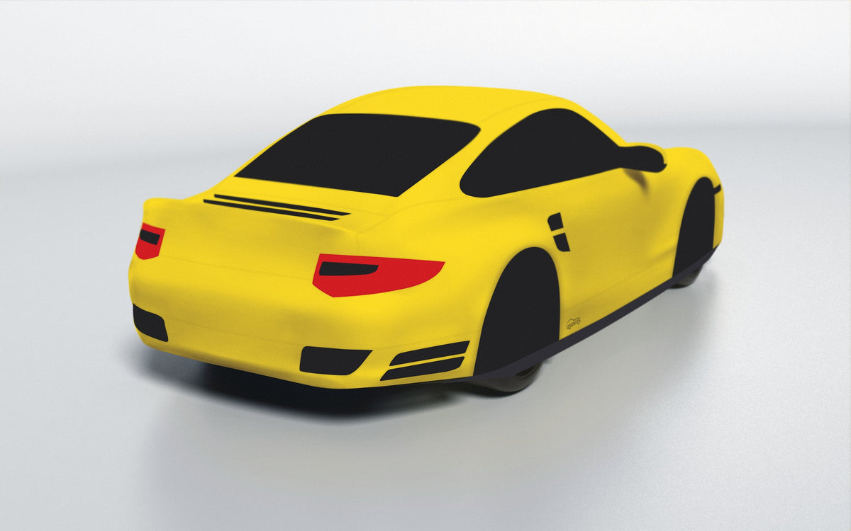 Goodwool tailor-made car cover for Porsche 911 (997.2) Turbo — Yellow 340